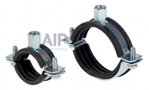 Rubber Lined Pipe Clips 15mm - 200mm