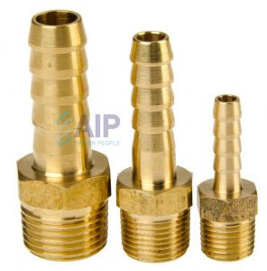 Hose Tail - Brass BSPT 1/8