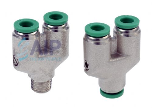Olab Push In Y Piece Connector 4mm - 6mm