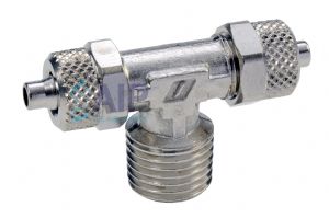 Quick Fitting Branch Tee BSPT Male 4-15mm OD