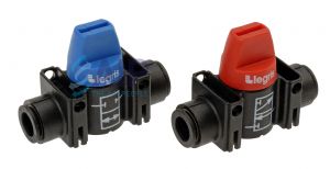 Legris 2/2 & 3/2 Mini Ball Valve 4mm - 12mm