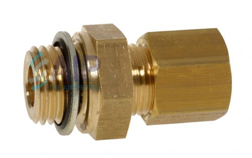 Male Stud BSPP with Bi-Material Seal