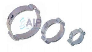 Mild & S. Steel Double Ear O Clips   5mm - 46mm