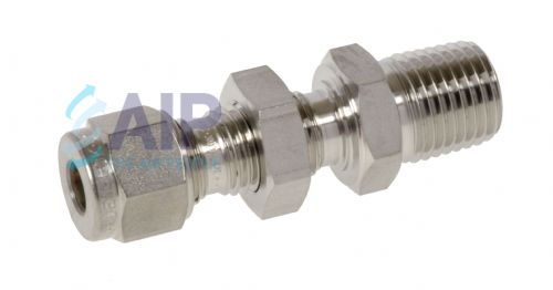 Bulkhead Male Connector NPT Metric