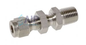 Bulkhead Male Connector NPT Metric