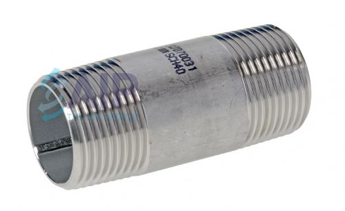 Barrel Nipple BSPT 316 Stainless Steel 150lb