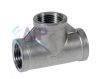 Equal Tee 1/8 - 4 BSPP 316 Stainless Steel 150lb