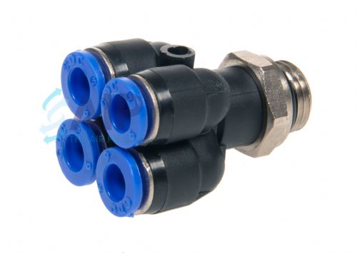 Push In Male Stud Double Y BSPP 4 - 6mm od