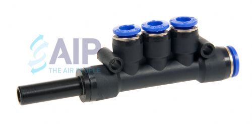 Metric Push In Reducer Triple Branch Union 4-10mm