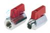 Mini Ball Valves Red Handle F/F & M/F 1/8 - 3/4 