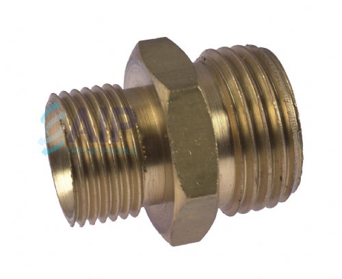 Male Hex Nipple Brass BSPP 60 Degree Cone