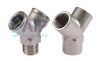 Nickel Plated Brass BSP Equal Y Piece