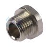 Plug Nickel Plated Brass Hex M5 & 1/8 - 1/2 BSPP