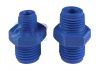 Nylon Hex Male BSP Nipple 1/8 - 1/2