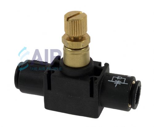 Flow control valve - in line type - push in